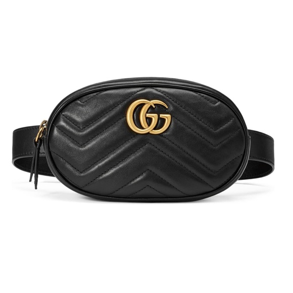 🔥HP🔥 Gucci Marmont Matelasse Belt Bag - NEW - Picture 2 of 8